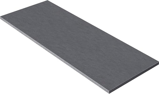 Kaboon Universal Tabletop 59.1"x23.62", Solid One-Piece Melamine Table Top, Double Desk L-Desk DIY, Home and Office Countertop, Fabric Blue