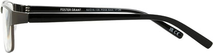 Foster Grant Men's Leo Square Reading Glasses