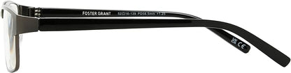 Foster Grant Men's Leo Square Reading Glasses