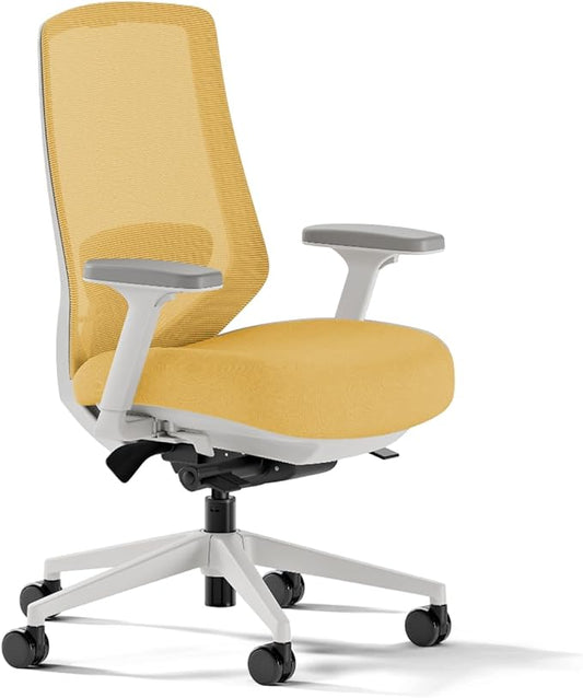 Branch Ergonomic Chair Pro - Mesh Office Chair with 14 Points of Adjustment - Height, Depth & Tilt Adjustable - 5D Armrests - Forward Tilt, Smooth Recline, and Lumbar Support - Spark