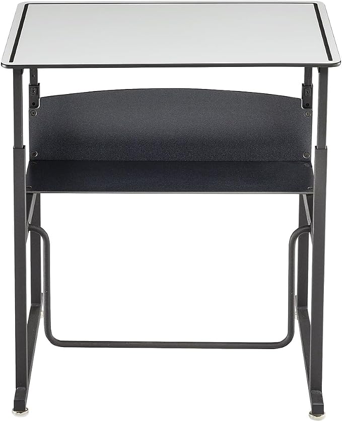 Safco Alphabetter Desk, 28" x 20", Gray Classroom and Home School Desk