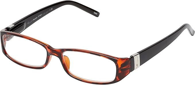 SAV Eyewear (Select-A-Vision) Victoria Klein Fashion Rectangular Reading Glasses 7021 Demi, 2.50