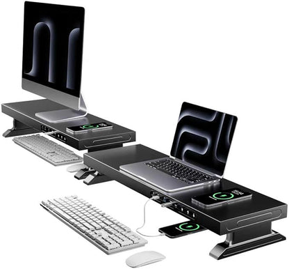 Computer monitor stand (Electric adjustable height, Fast charging version 800)