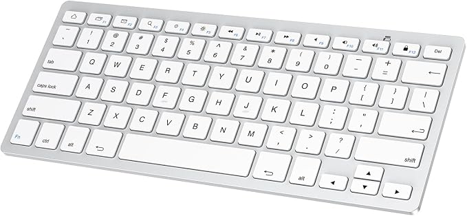 SPARIN Bluetooth Keyboard for Samsung Galaxy Tab A11 Plus/A9 Plus/S11/S10 FE/S10+/S6 Lite, Wireless Keyboard for Android, Windows,Samsung Tablet, PC, Phone-Ergonomic, Lightweight, Ultra-Slim-Grey