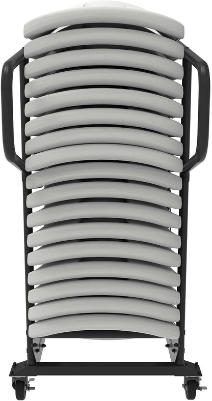 Lifetime Steel Chair Cart, Black