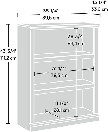 Sauder Miscellaneous Storage 3-Shelf Bookcase/ Book shelf, Sindoori Mango finish