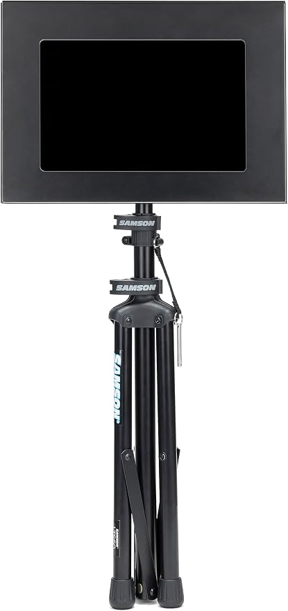 SAMSON LTS50 Adjustable Laptop Stand – Portable Tripod Stand for Laptop Computers, DJs, Musicians, Producers & Content Creators