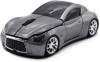 Ai5G Race Car Mouse Wireless Sports Car Shaped Mice 2.4Ghz with Led Headlight for PC Laptop