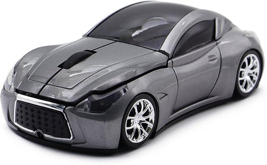 Ai5G Race Car Mouse Wireless Sports Car Shaped Mice 2.4Ghz with Led Headlight for PC Laptop