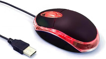 Guiheng Wired Mini Optical Mouse Computer Mouse Ergonomic Mouse with USB Mouse for Laptop PC Desktop mice Compatible with Windows Linux Mac fit for Office Business Home,Kids