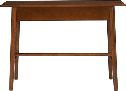 Melissa Mid Century Walnut Desk by Linon