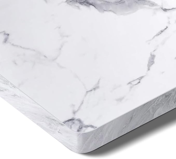 SANODESK Whole-Piece Particle Board Table Top for Standing Desk and Home Office Desk DIY, 55x28x1 Inch Marble Grey Desk Top