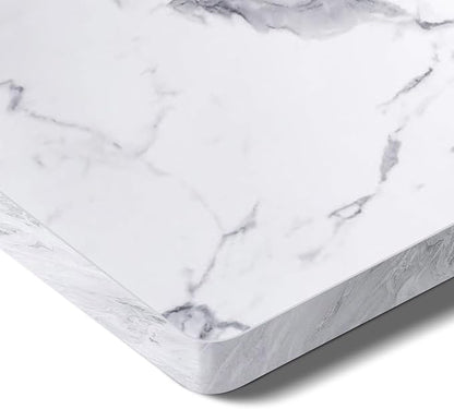 SANODESK Whole-Piece Particle Board Table Top for Standing Desk and Home Office Desk DIY, 55x28x1 Inch Marble Grey Desk Top