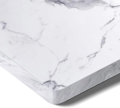 SANODESK Whole-Piece Particle Board Table Top for Standing Desk and Home Office Desk DIY, 48x30x1 Inch Marble Grey Desk Top