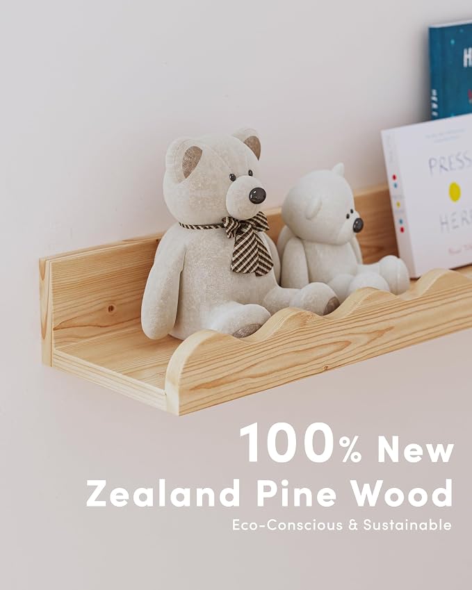 Seocry Nusery Shelves (23 Inches, Wood)