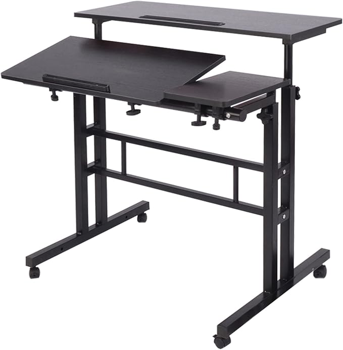 soges US1-101-2BK-CA1 Workstation, Black