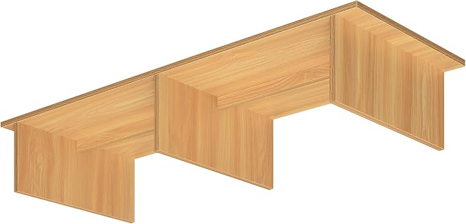 Convenience Concepts Designs2Go TV/Monitor Riser for TVs up to 46 Inches, Light Oak