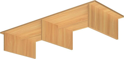 Convenience Concepts Designs2Go TV/Monitor Riser for TVs up to 46 Inches, Light Oak