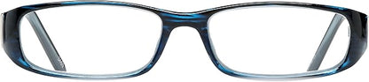SAV Eyewear (Select-A-Vision) Victoria Klein Fashion Rectangular Reading Glasses 7021 Blue, 2.75