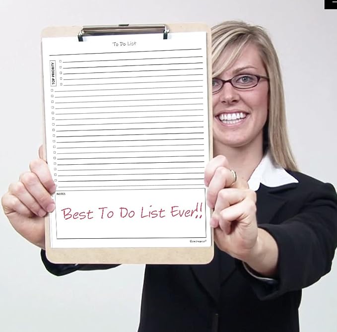 Life Charge To Do List Notepads for Work, Daily Checklist Planner Pads with Priority & Notes, Task Organizer & Productivity Planner, Multiple Sizes & Layouts