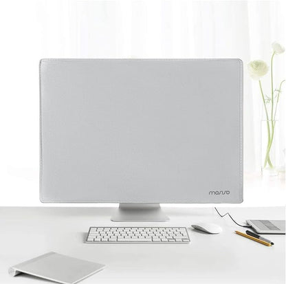 MOSISO Monitor Dust Cover 22, 23, 24, 25 inch Anti-Static Dustproof LCD/LED/HD Panel Case Computer Screen Protective Sleeve Compatible with iMac 24 inch, 22-25 inch PC, Desktop and TV, Gray