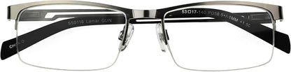 Foster Grant Men's Lamar Square Reading Glasses