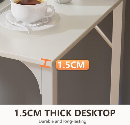 BestOffice Computer Desk,Home Office Desk, Modern Simple Style for Home Office Study Writing (White, 63 Inch)