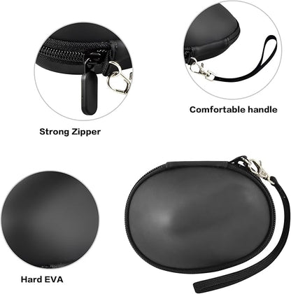 ANKHOH Case for Logitech Lift Vertical Ergonomic Mouse, Hard EVA Storage Box for Logi Wireless Bluetooth Upright Device, Travel Carrying Bag Accessories for Office (Bag Only, Black)