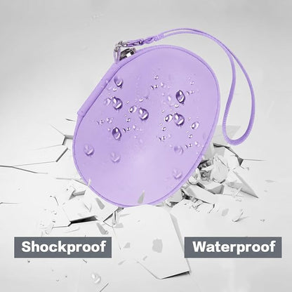 ANKHOH Case for Logitech Lift Vertical Ergonomic Mouse, Travel Carrying Holder Storage Box for Logi Wireless Bluetooth Cordless Upright Mouse - Bag Only (Purple)