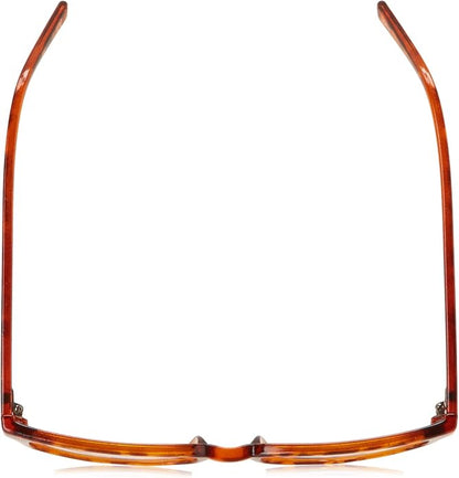 Foster Grant Men's Carter Rectangular Reading Glasses, Black/Transparent, 51 mm, +3.25