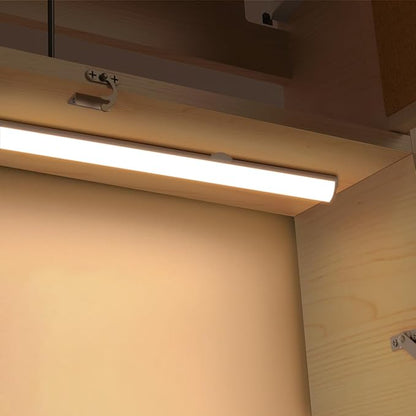 ARTETHYS Wall Mounted Desk Folding with LED Light Drop Down Hanging Desk | 3 Color Adjustable Light, Writing Workstation with Storage Compartment, Space Saving for Home Office, Wood Color