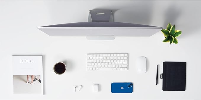 Kaboon 60x28 inches Tabletop, Solid One-Piece Desktop for Sit Stand Desk, Double Desks, L Desk DIY,Wood Countertop Home or Commercial Use,1 inch Thick, White, 27.56" D x 59.1" W