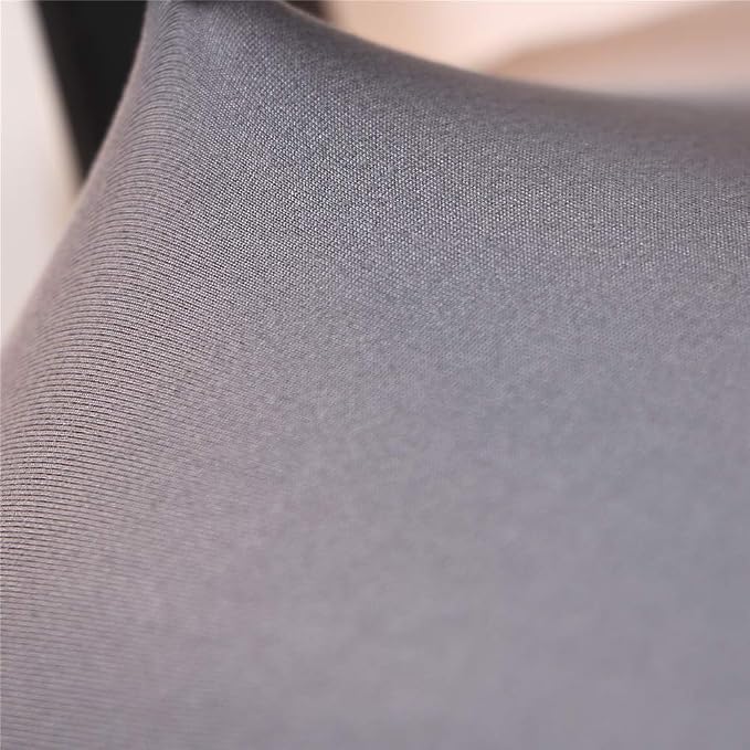 Jinzio Computer Office Chair Cover - Split Protective & Stretchable Cloth Polyester Universal Desk Task Chair Chair Covers Stretch Rotating Chair Slipcover, Grey
