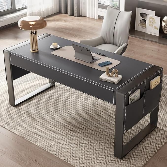 thalo Home Office Desk Desk Minimalist Study Home Bedroom Desktop Computer Desk Solid Wood Simple Modern Light Luxury Computer Desk Modern Simple Table(Size:180 * 70 * 75cm)