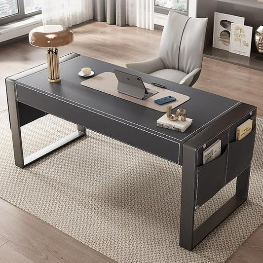 thalo Home Office Desk Desk Minimalist Study Home Bedroom Desktop Computer Desk Solid Wood Simple Modern Light Luxury Computer Desk Modern Simple Table(Size:180 * 70 * 75cm)