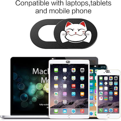 3Pack Laptop Camera Cover Slide Cute, Laptop Accessories, Webcam Cover Slide, Phone & Computer Camera Cover Slide, Web Cam Privacy Cover, Camera Blocker. Fits MacBook Pro & Air, iPhone iPad iMac