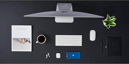Kaboon 60x20 inches Tabletop, Solid One-Piece Desktop for Sit Stand Desk, Double Desks, L Desk DIY,Wood Countertop Home or Commercial Use,1 inch Thick, Black, 20" D x 59.1" W