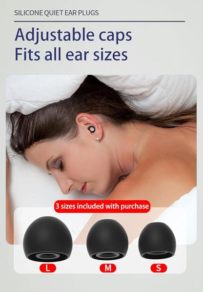 6 Pairs Soft Silicone Earplugs Reusable Noise-Reducing for Concerts, Sleep, Focus, Travel, Adjustable Size 28dB (SNR) Noise Reduction Mixed
