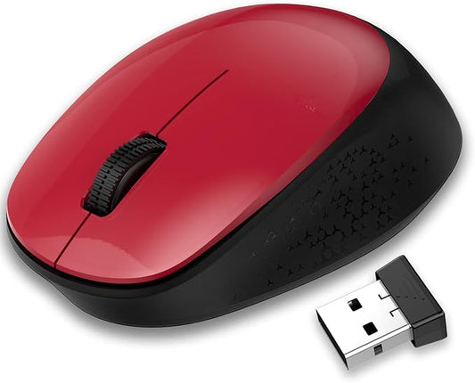 LeadsaiL Wireless Mouse for Laptop, 2.4GHz Silent USB Mouse, Slim Optical Mouse with 3 Buttons, 1600 DPI, Works with Windows, Mac, Chrome OS, Linux