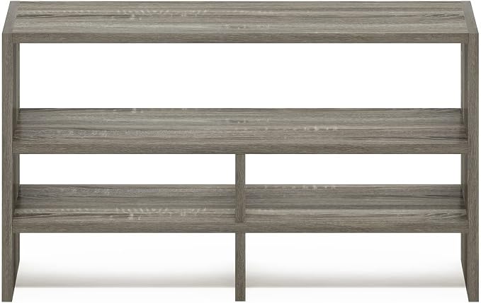 Furinno Hermite Desk Top Organizing Shelf Bookcase, French Oak