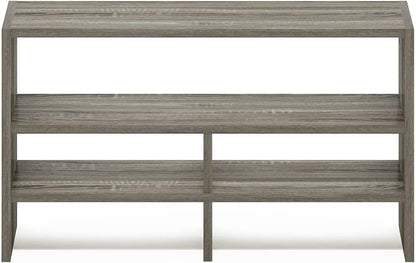 Furinno Hermite Desk Top Organizing Shelf Bookcase, French Oak