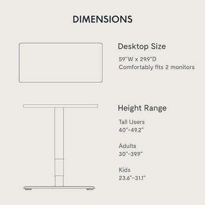 FLEXISPOT E6 Bamboo 3-Stage Dual Motor Electric Standing Desk 60 x 30 Sit Stand Up Desk, Holds 220 lbs, Adjustable Height w/Memory Presets, Solid Walnut Bamboo Desktop & Black Frame, Ships in 2 Boxes