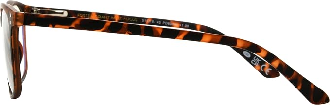 Foster Grant unisex-adult Camden Multifocus Reading Glasses Rectangular Reading Glasses