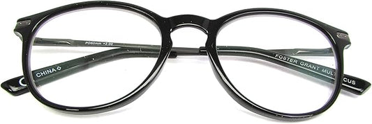Foster Grant unisex-adult Mckay Multifocus Reading Glasses Round reading-glasses