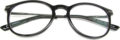 Foster Grant unisex-adult Mckay Multifocus Reading Glasses Round reading-glasses