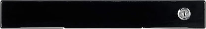 14 inch Slim Under Desk Pull-Out Storage Office Mounted Sliding Metal Drawer For Standing Desk,Black