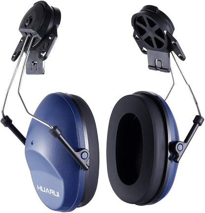 Noise Cancelling Helmet Attachable Ear Muffs Blocking Sound Reduction Ear Protection for Construction Site,Adaptors
