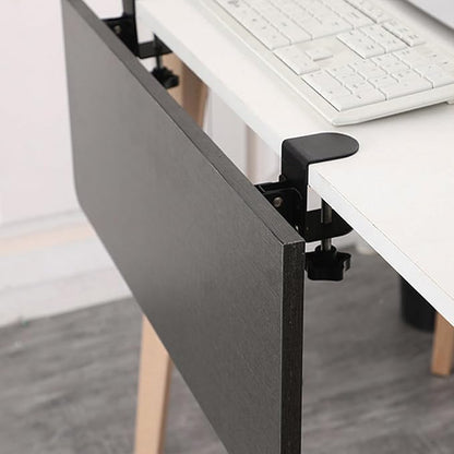 Angoily Foldable Keyboard Hand Support Bracket with Clamp Adjustable Desktop Extension Board 9.84X4.13X1.77In for Home Office Desk Keyboard Tray