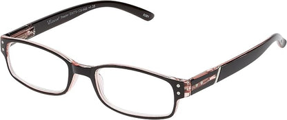 SAV Eyewear (Select-A-Vision) Victoria Klein Fashion Round Reading Glasses 9076 Red, 2.00