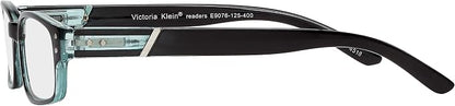 SAV Eyewear Women's VK Couture Reading Glasses, 9076 Blue +1.75 Power